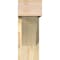 Ekena Millwork Traditional Block Rough Sawn Bracket w/ Offset Brace, Douglas Fir, 6"W x 16"D x 16"H BKT0604X16X16TRA05RDF - alternate 3